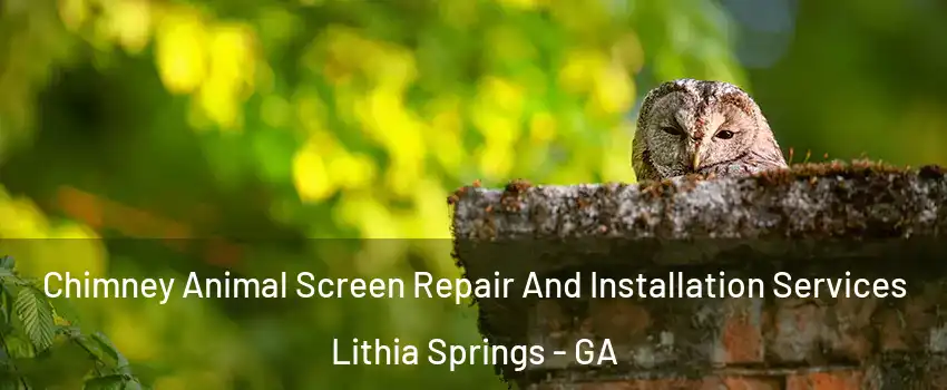  Chimney Animal Screen Repair And Installation Services Lithia Springs - GA