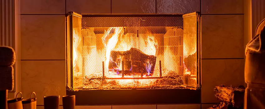 Mendota Hearth Landscape Fireplace Installation in Lithia Springs, Georgia