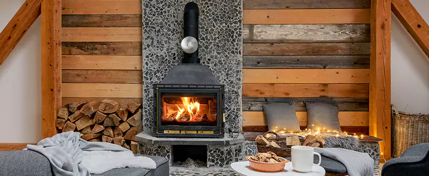 Thelin Hearth Products Direct Vent Gas Stove Fireplace Inspection in Lithia Springs, Georgia